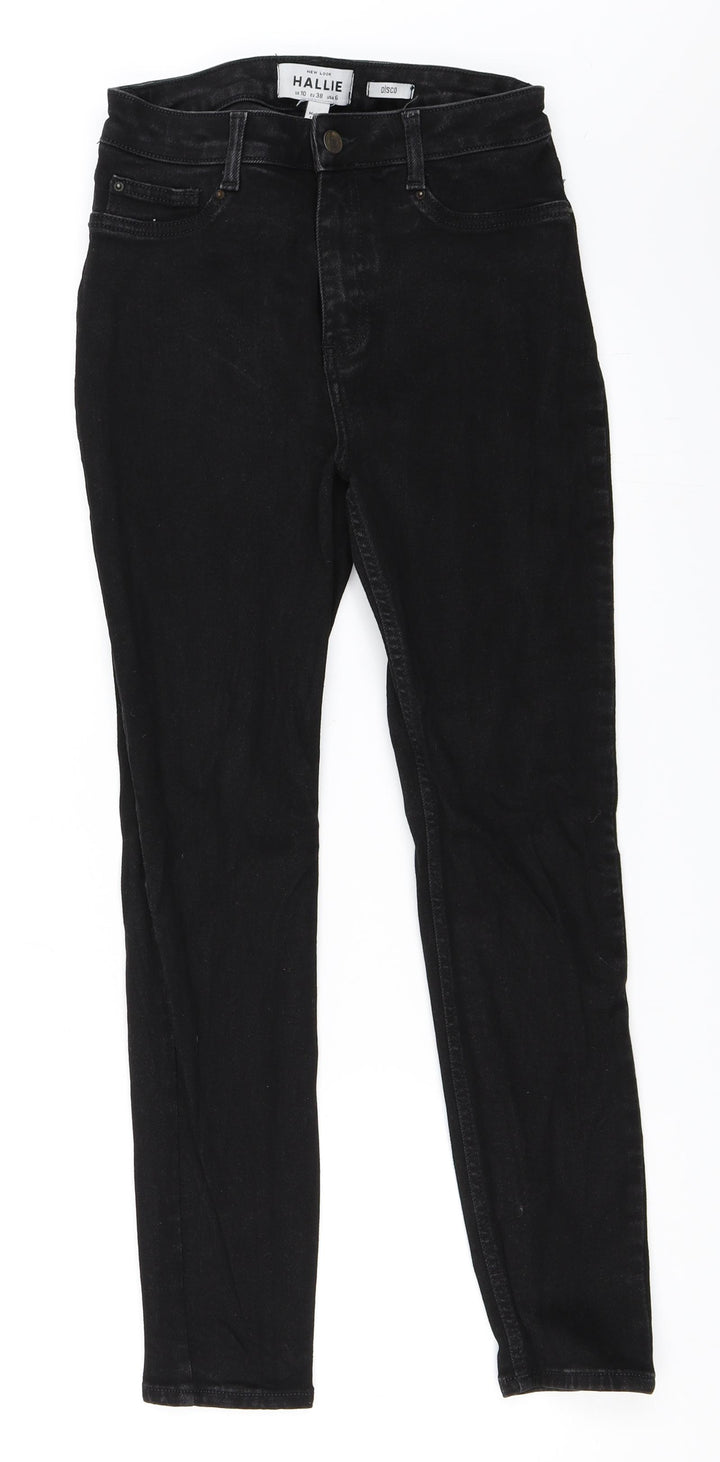 New Look Womens Black Denim Skinny Jeans Size 10 L26 in