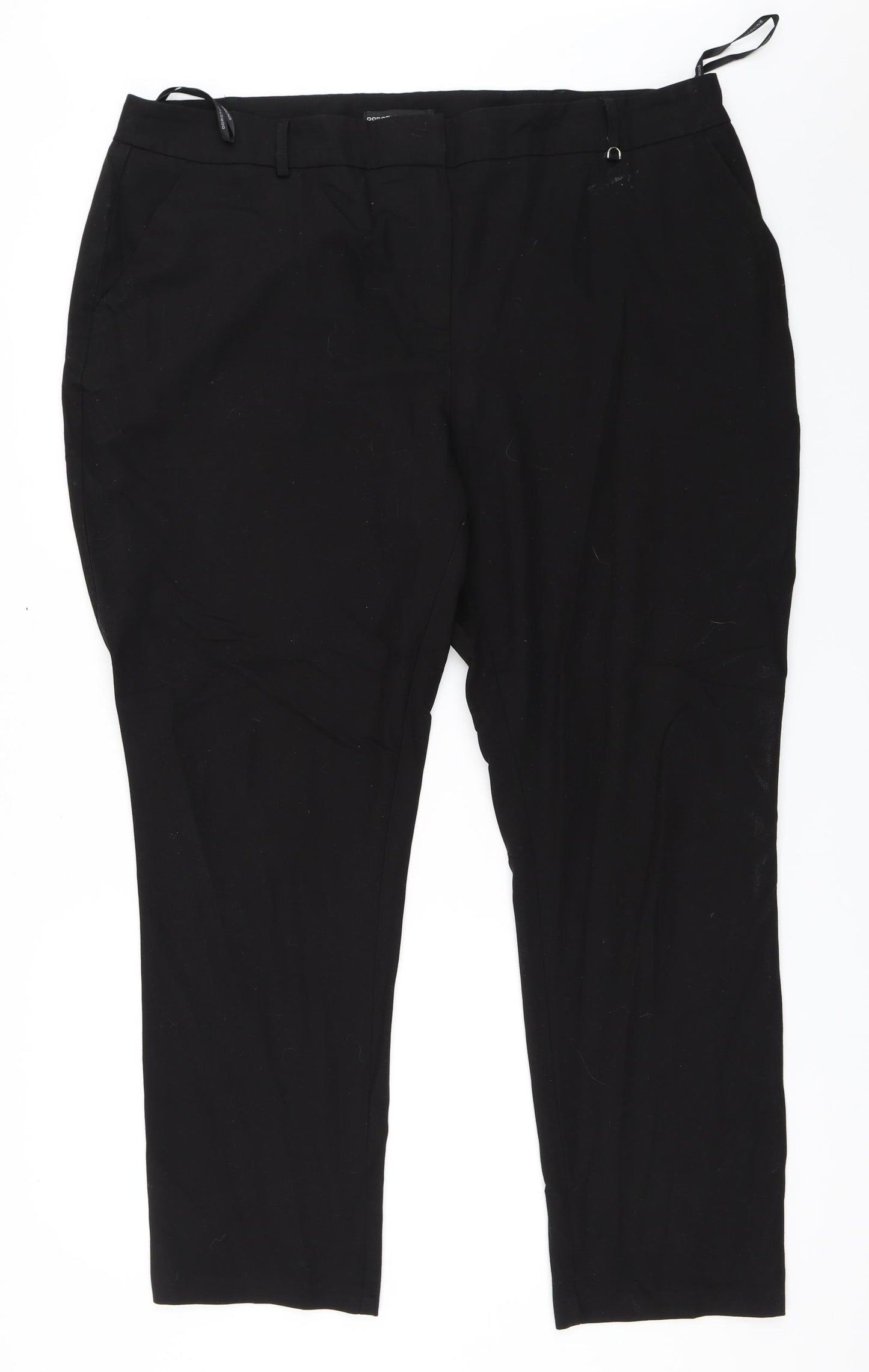 Dorothy Perkins Womens Black   Trousers  Size 20 L30 in