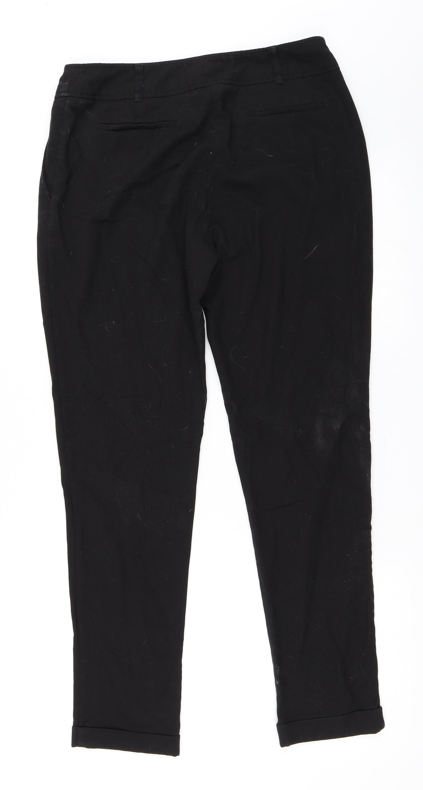 NEXT Womens Black   Trousers  Size 10 L28 in