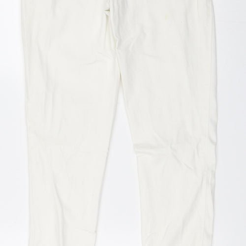 Pieces Womens Ivory   Skinny Jeans Size XS L32 in