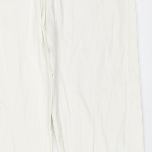 Zara Womens Ivory   Straight Jeans Size 44 L29 in