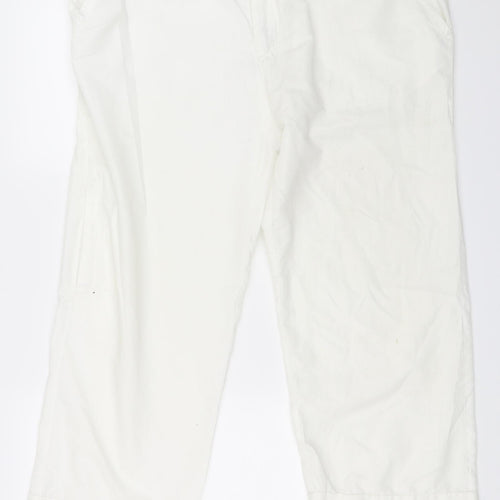 CMD Womens White   Sweatpants Trousers Size 44 L27 in