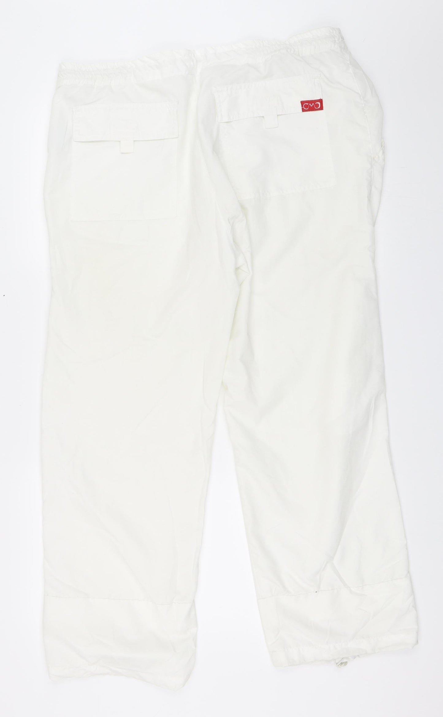 CMD Womens White   Sweatpants Trousers Size 44 L27 in