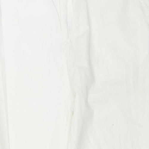 CMD Womens White   Sweatpants Trousers Size 44 L27 in