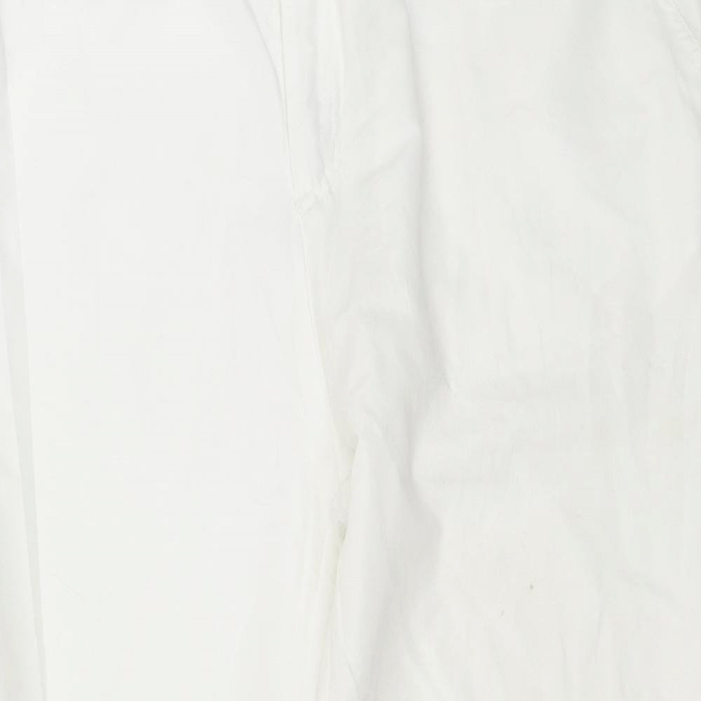 CMD Womens White   Sweatpants Trousers Size 44 L27 in