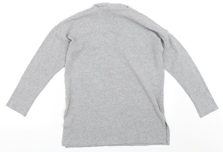 New Look Womens Grey Pullover Sweatshirt Size 12