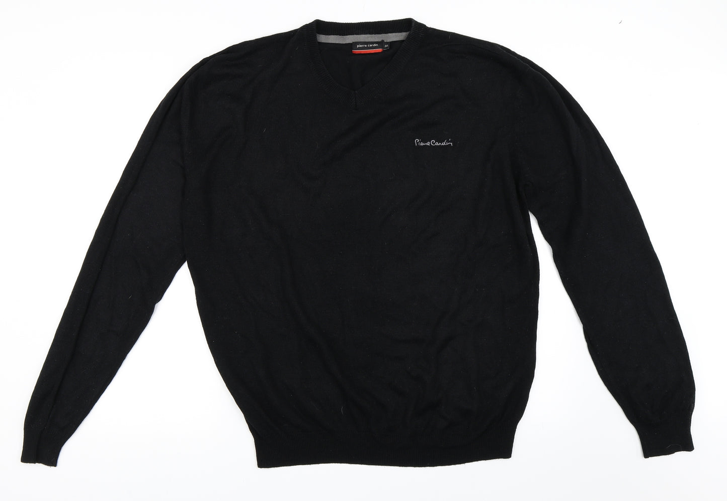 Pierre Cardin Mens Black   Pullover Jumper Size 3XL