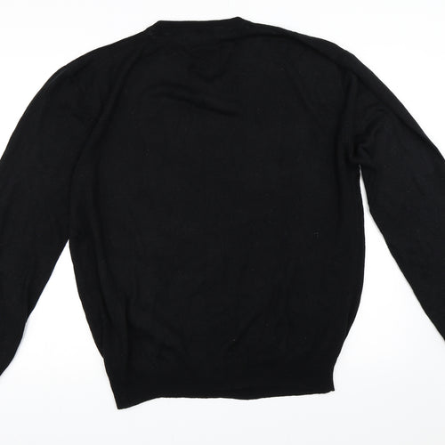 Pierre Cardin Mens Black   Pullover Jumper Size 3XL
