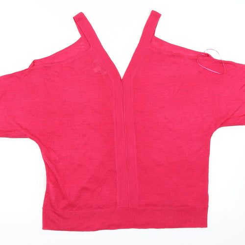 Monsoon Womens Pink   Pullover Jumper Size M