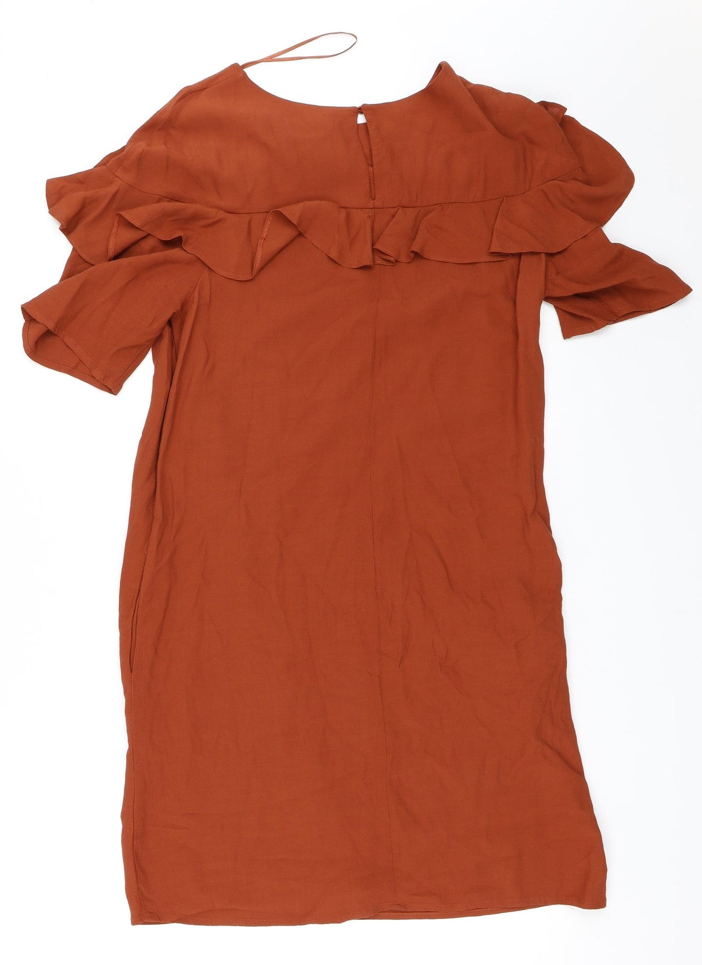 TU Womens Orange   Shift  Size 12