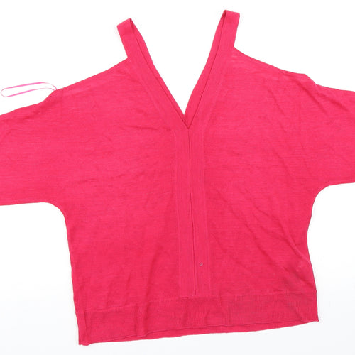 Monsoon Womens Pink   Pullover Jumper Size M