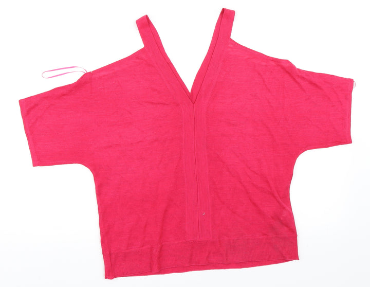 Monsoon Womens Pink   Pullover Jumper Size M