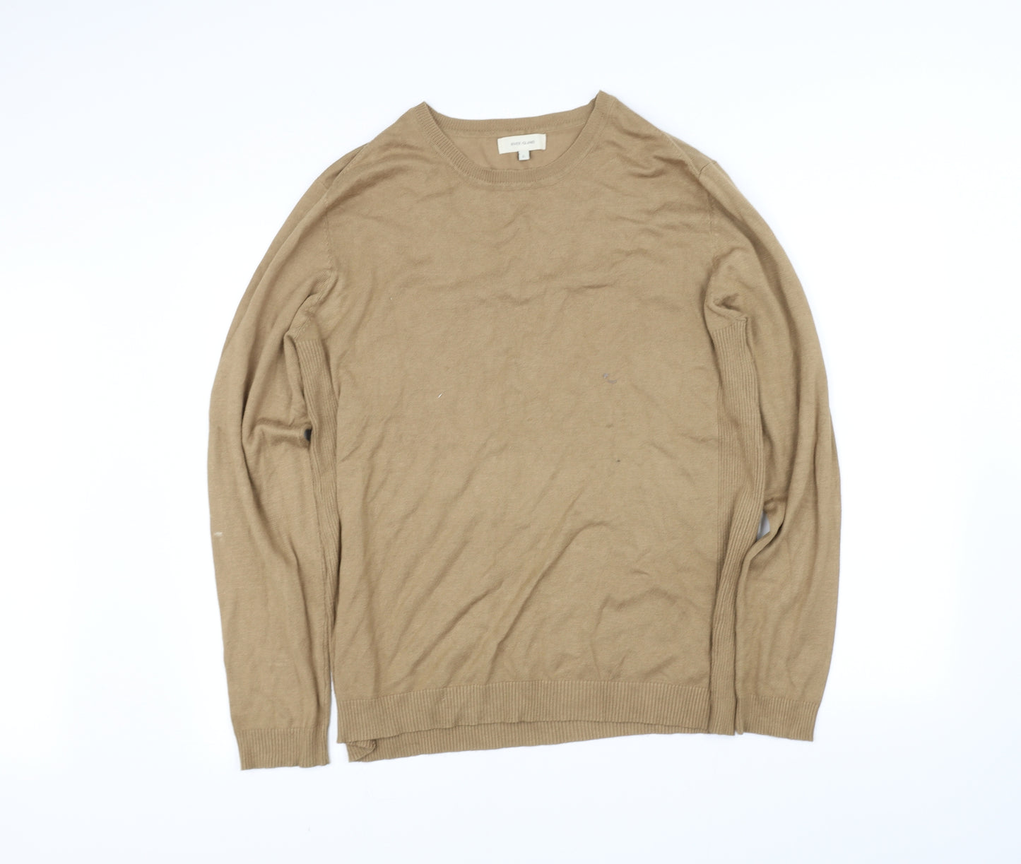 River Island Womens Beige   Pullover Jumper Size L
