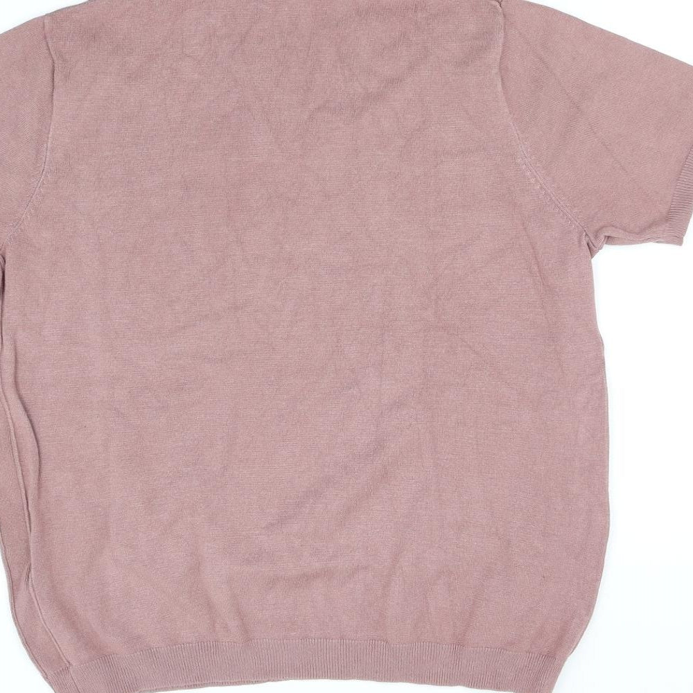 River Island Womens Pink   Basic Polo Size L