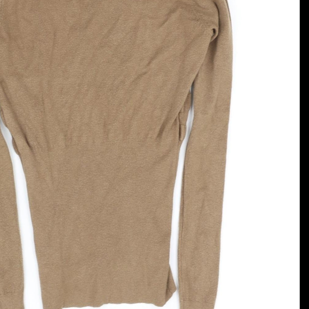 ebelivable Womens Beige   Pullover Jumper Size L