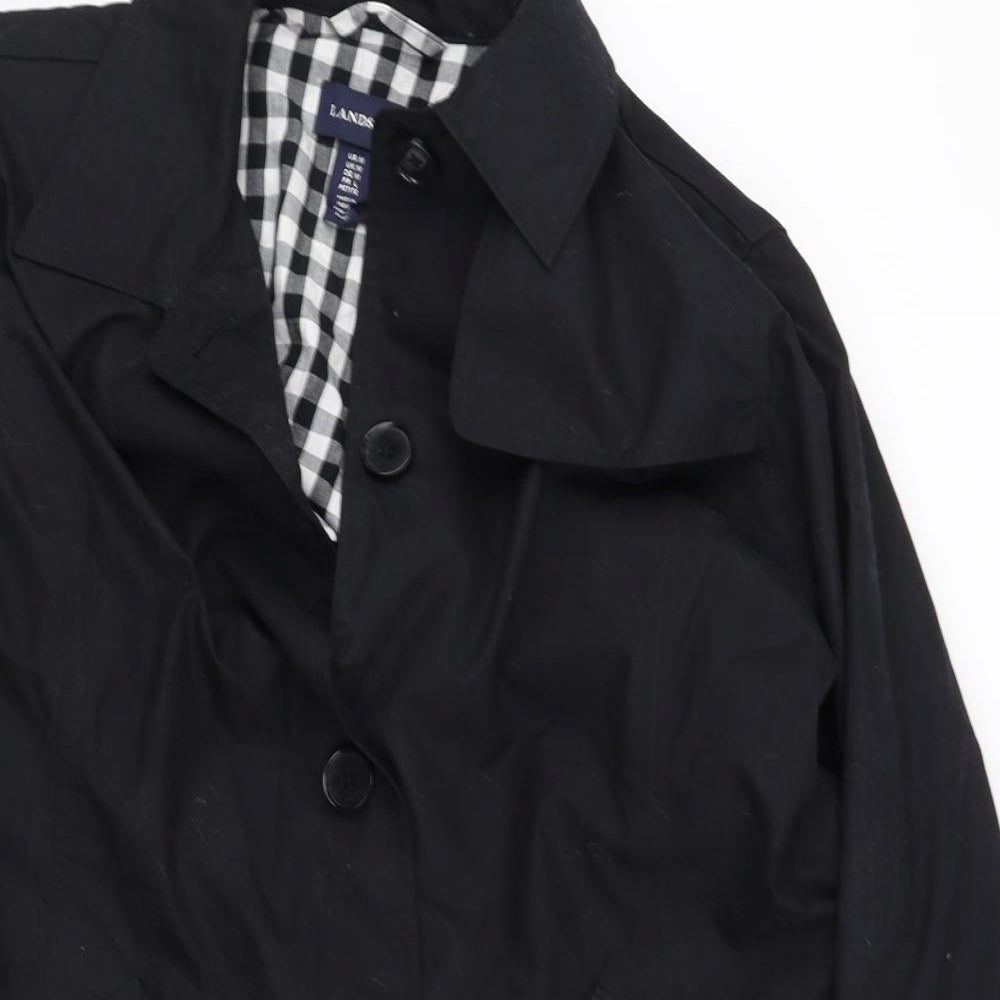 lands end Womens Black   Jacket  Size M