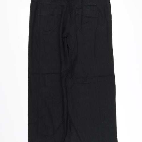 NEXT Womens Black   Trousers  Size 14 L32 in