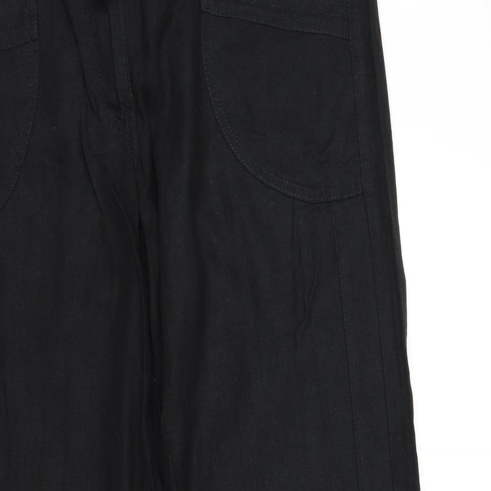 NEXT Womens Black   Trousers  Size 14 L32 in