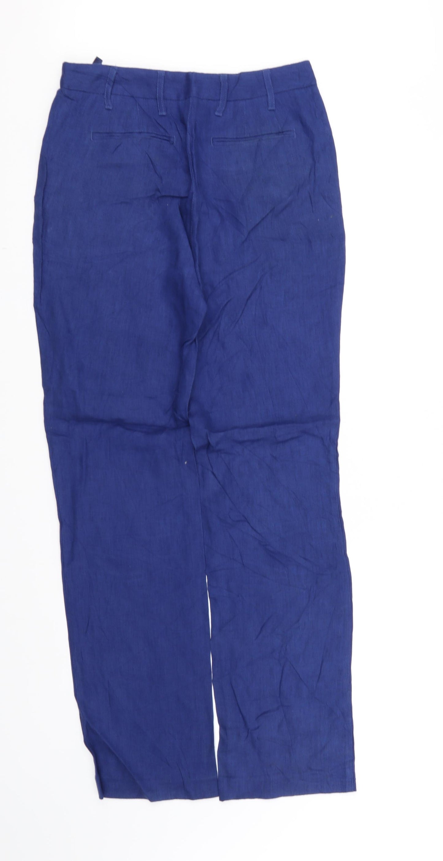 Laura Ashley Womens Blue   Trousers  Size 8 L34 in