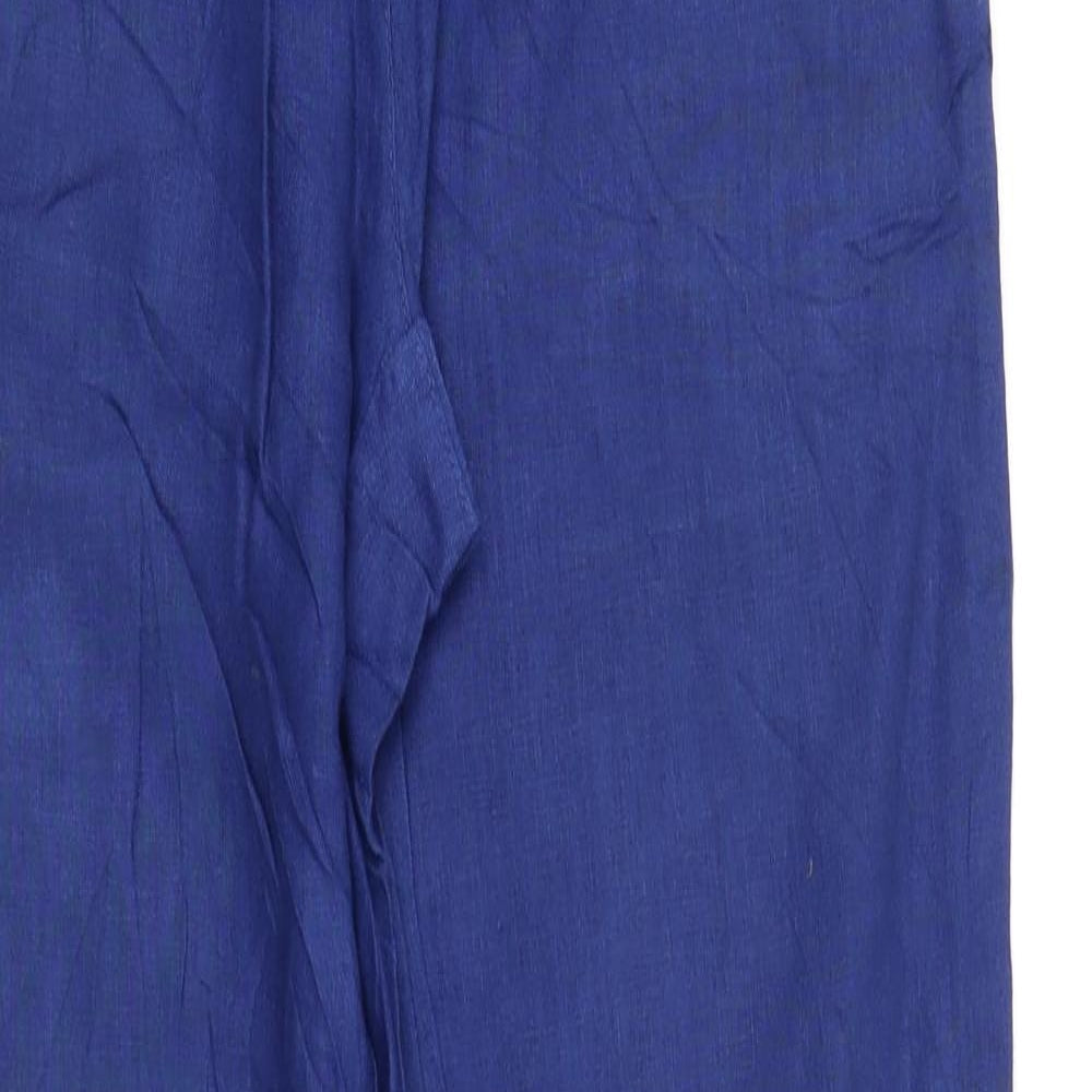 Laura Ashley Womens Blue   Trousers  Size 8 L34 in