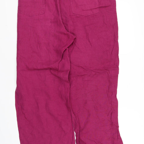 m&s Womens Pink   Trousers  Size 18 L33 in