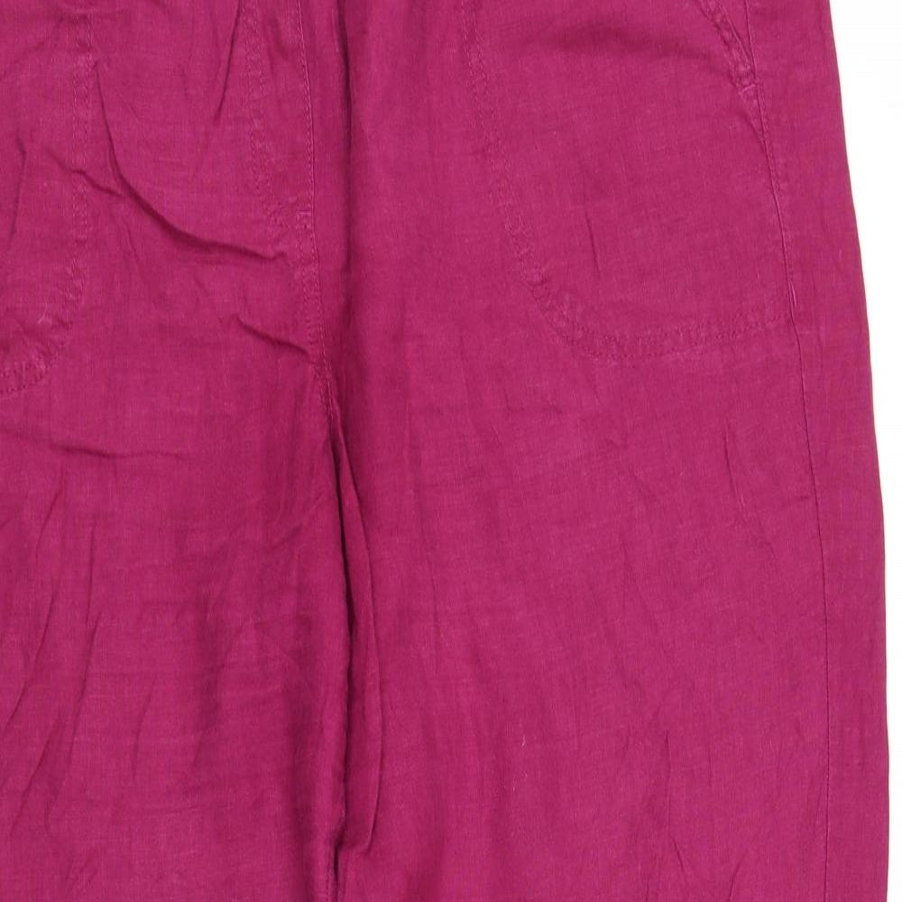 m&s Womens Pink   Trousers  Size 18 L33 in