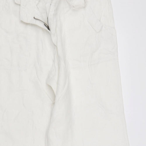 Atmosphere Womens White   Trousers  Size 10 L32 in
