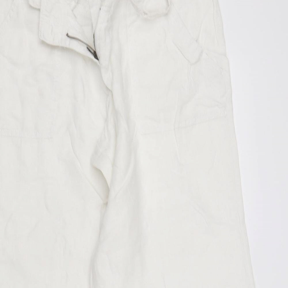 Atmosphere Womens White   Trousers  Size 10 L32 in