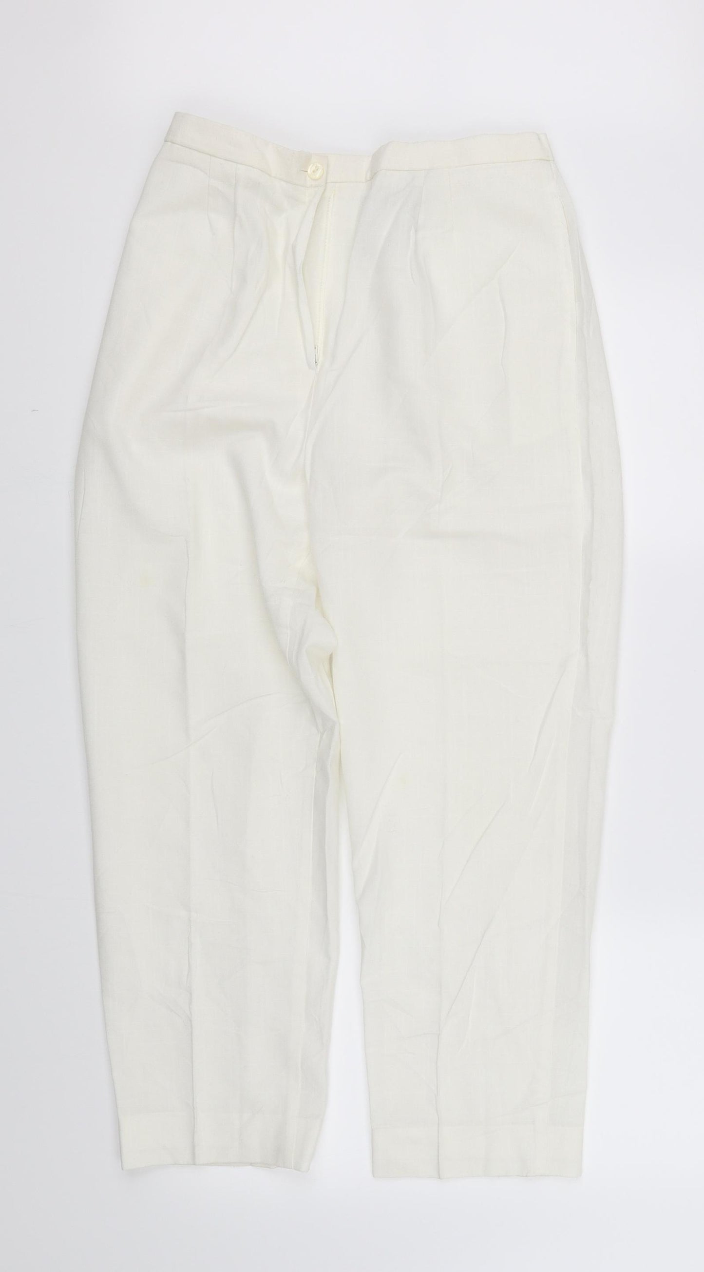 pre worn Womens Silver   Trousers  Size 14 L28 in