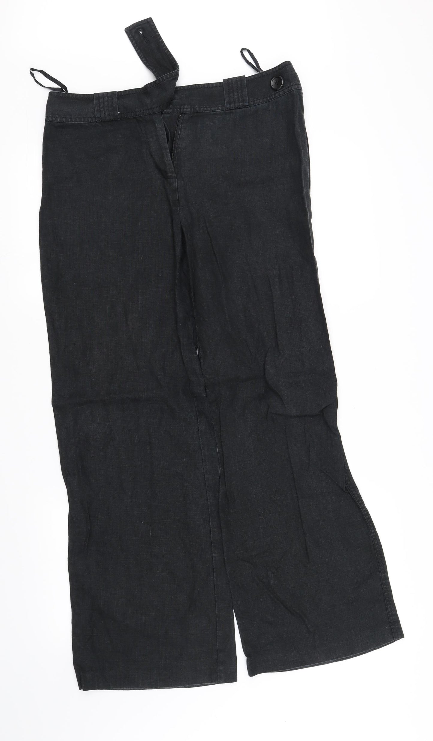 NEXT Womens Black   Trousers  Size 12 L34 in