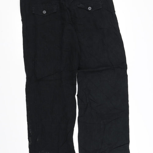 Parralel Womens Black   Trousers  Size 14 L31 in