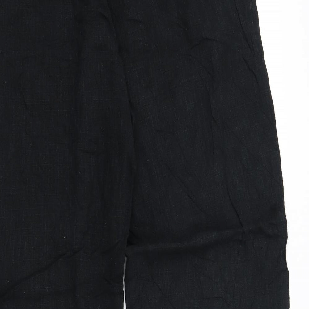 Parralel Womens Black   Trousers  Size 14 L31 in