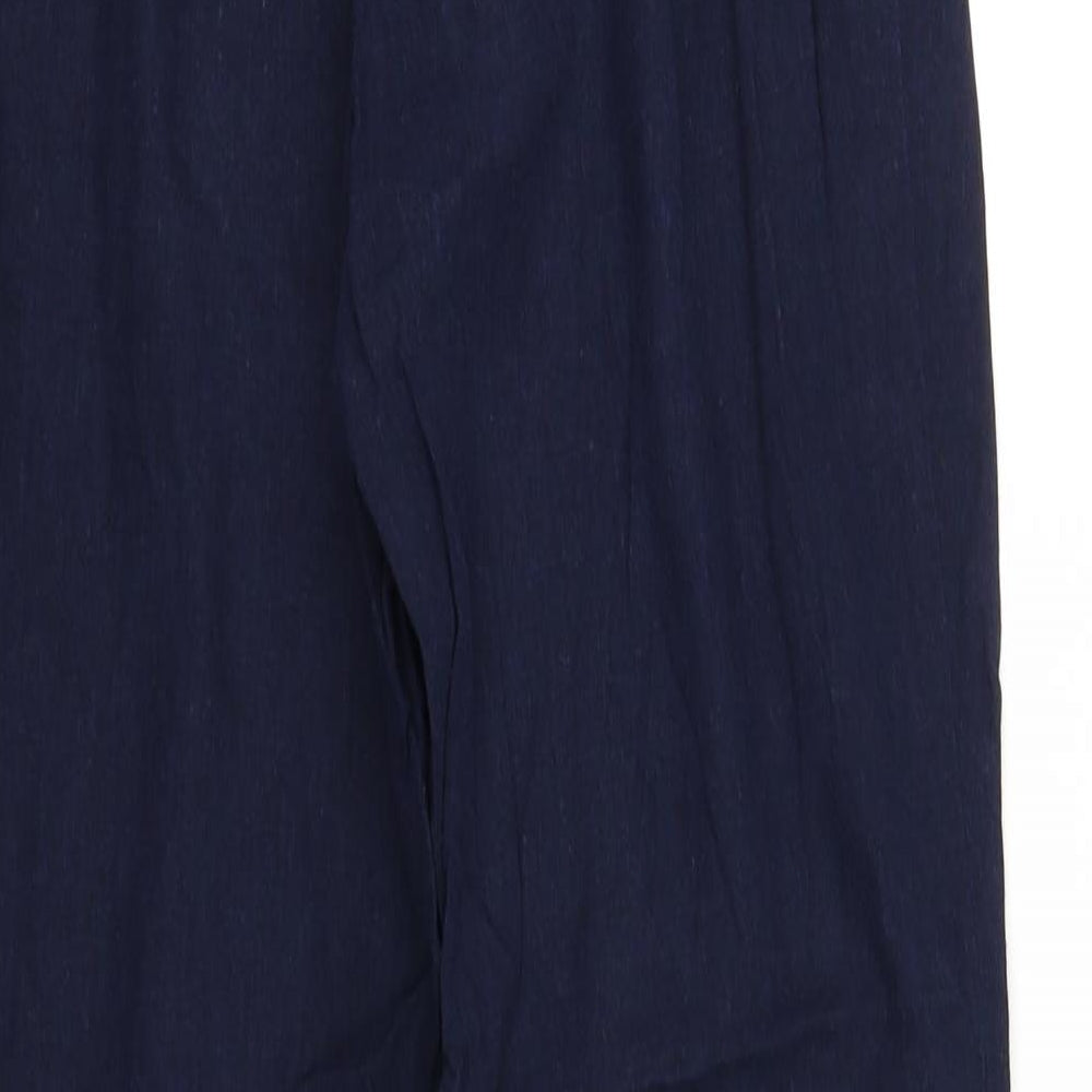 m&s Womens Blue   Trousers  Size 14 L31 in