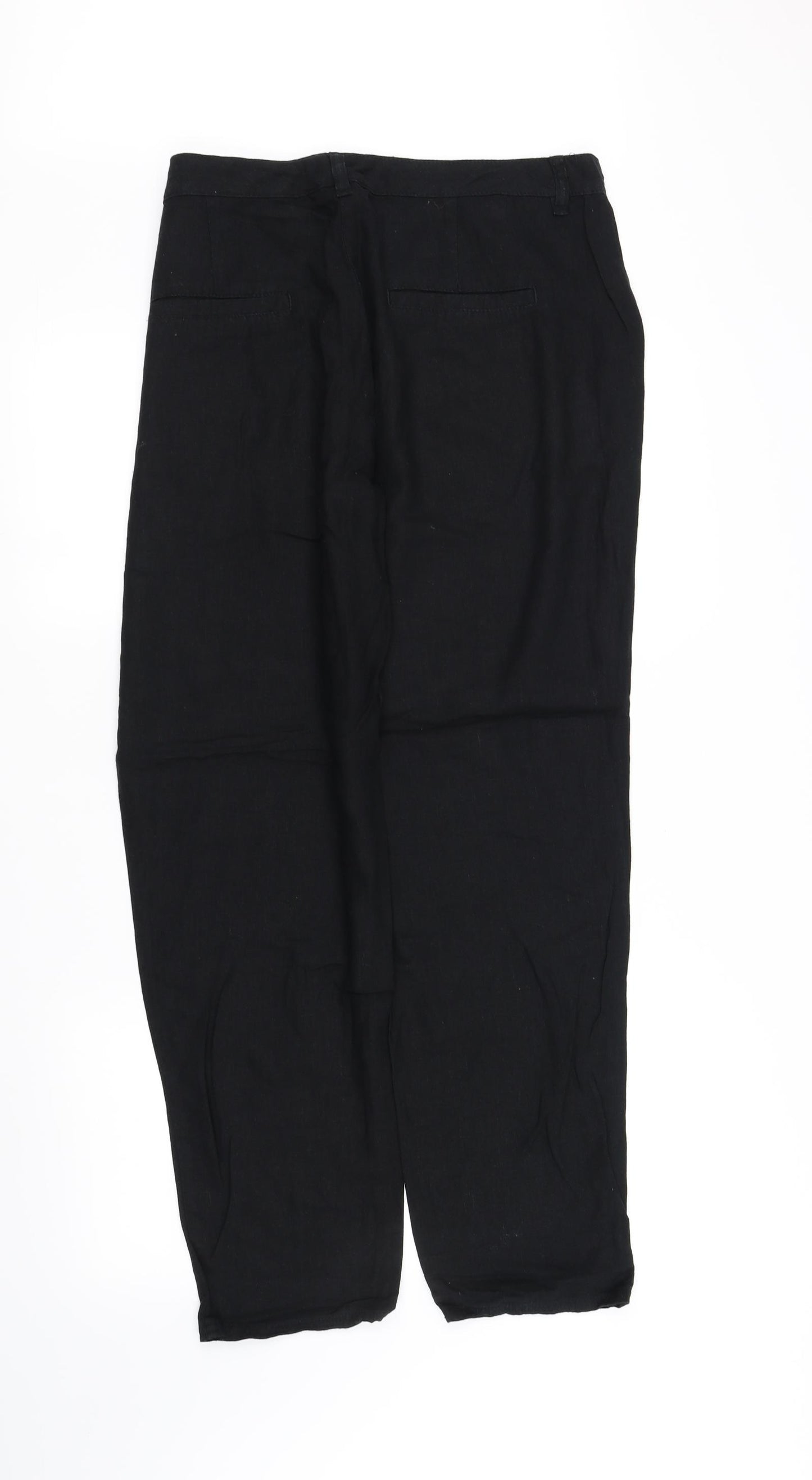BHS Womens Black   Trousers  Size 14 L32 in