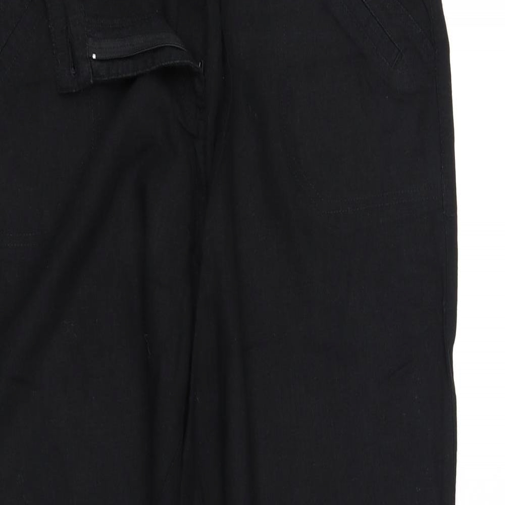 BHS Womens Black   Trousers  Size 14 L32 in