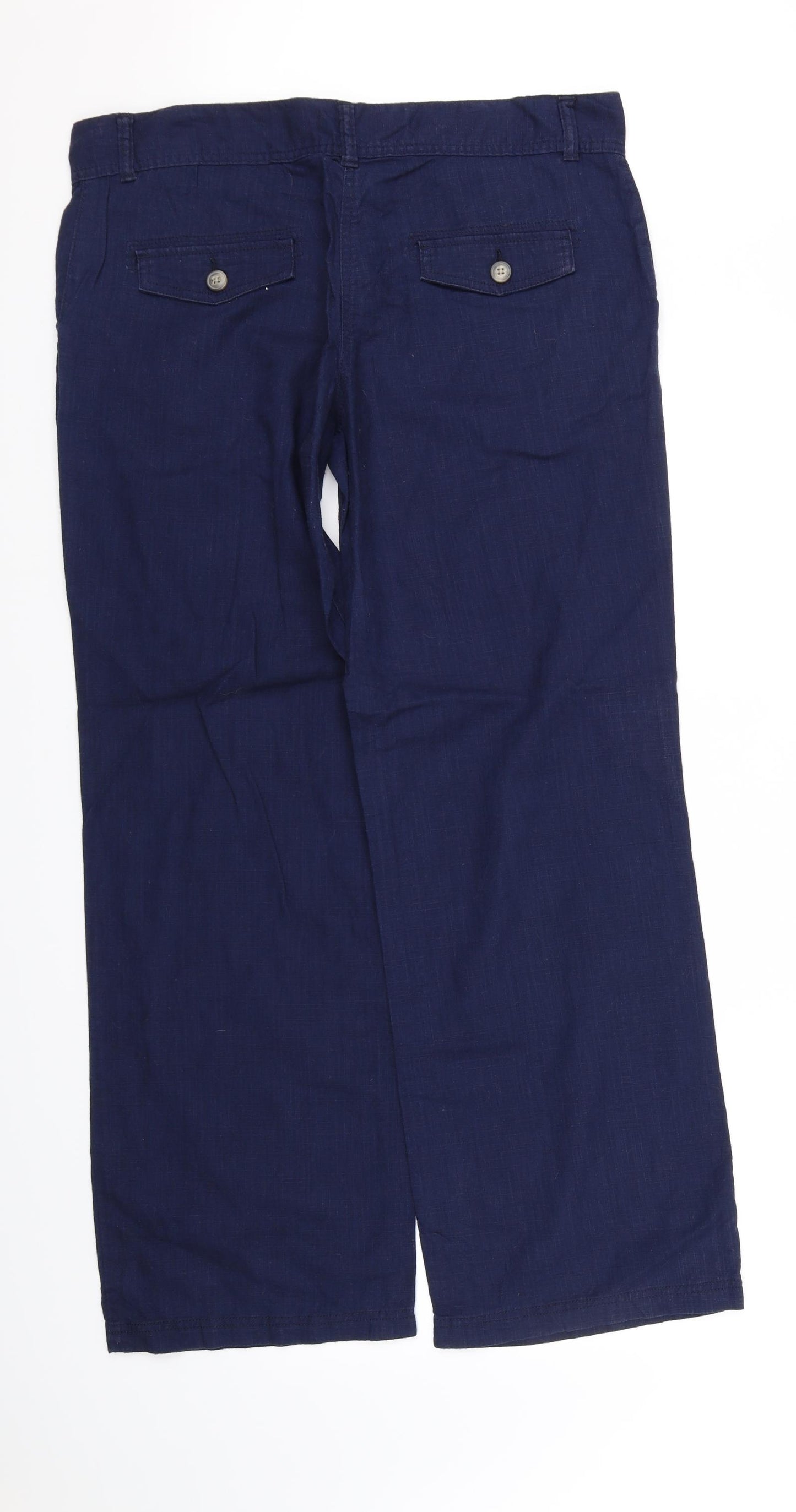 pararella Womens Blue   Trousers  Size 14 L32 in