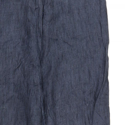 m&s Womens Blue   Trousers  Size 14 L29 in