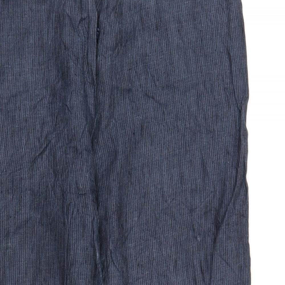 m&s Womens Blue   Trousers  Size 14 L29 in