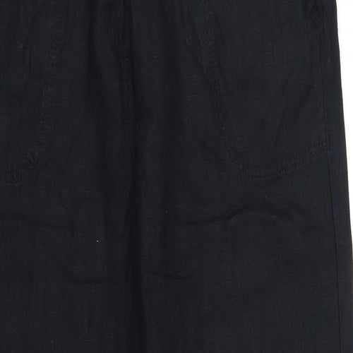 m&s Womens Black   Trousers  Size 14 L32 in