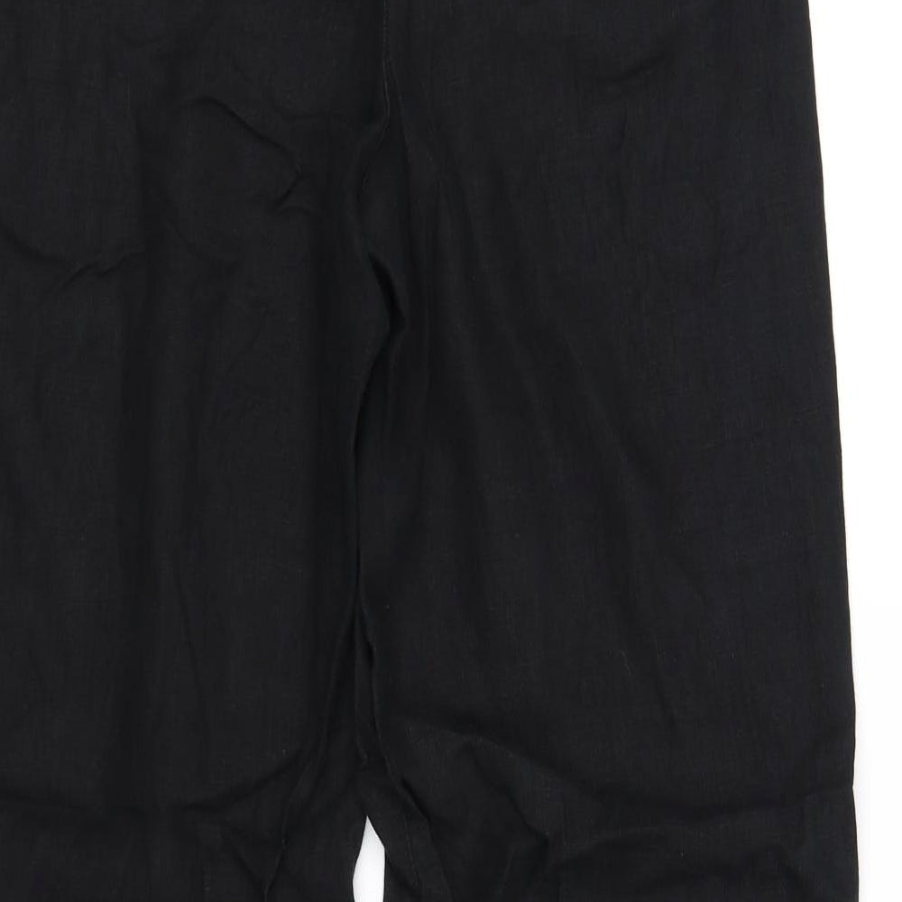 Per Una Womens Black   Trousers  Size 14 L34 in