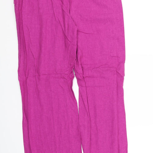Per Una Womens Pink   Trousers  Size 10 L33 in