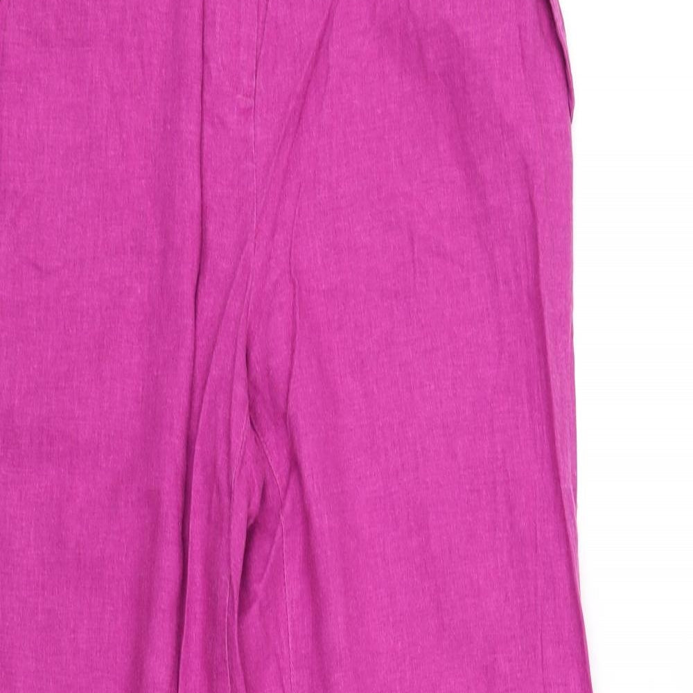 Per Una Womens Pink   Trousers  Size 10 L33 in