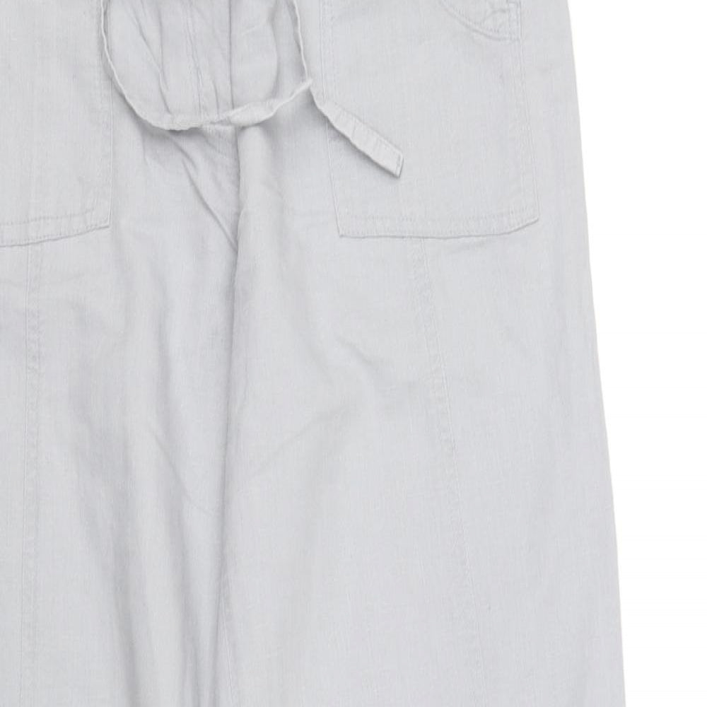 Cher Womens Grey   Trousers  Size 10 L31 in