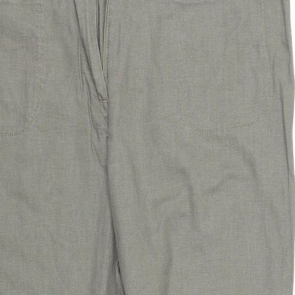 m&s Womens Grey   Trousers  Size 18 L30 in