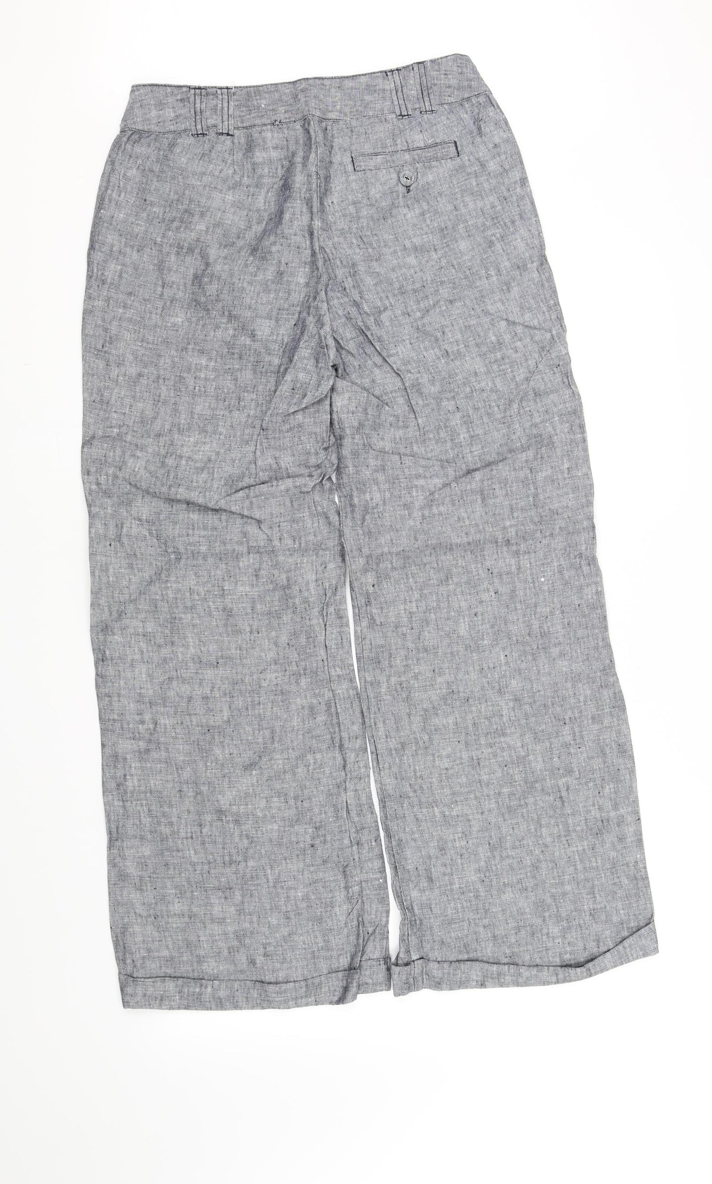 Laura Ashley Womens Grey   Trousers  Size 10 L30 in