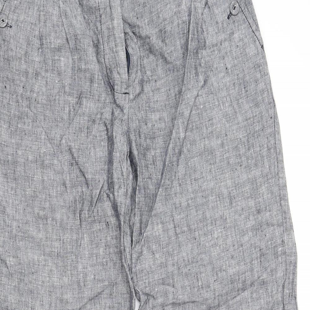 Laura Ashley Womens Grey   Trousers  Size 10 L30 in