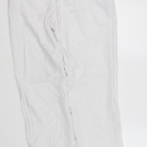 pre worn Womens White   Trousers  Size L L31.5 in