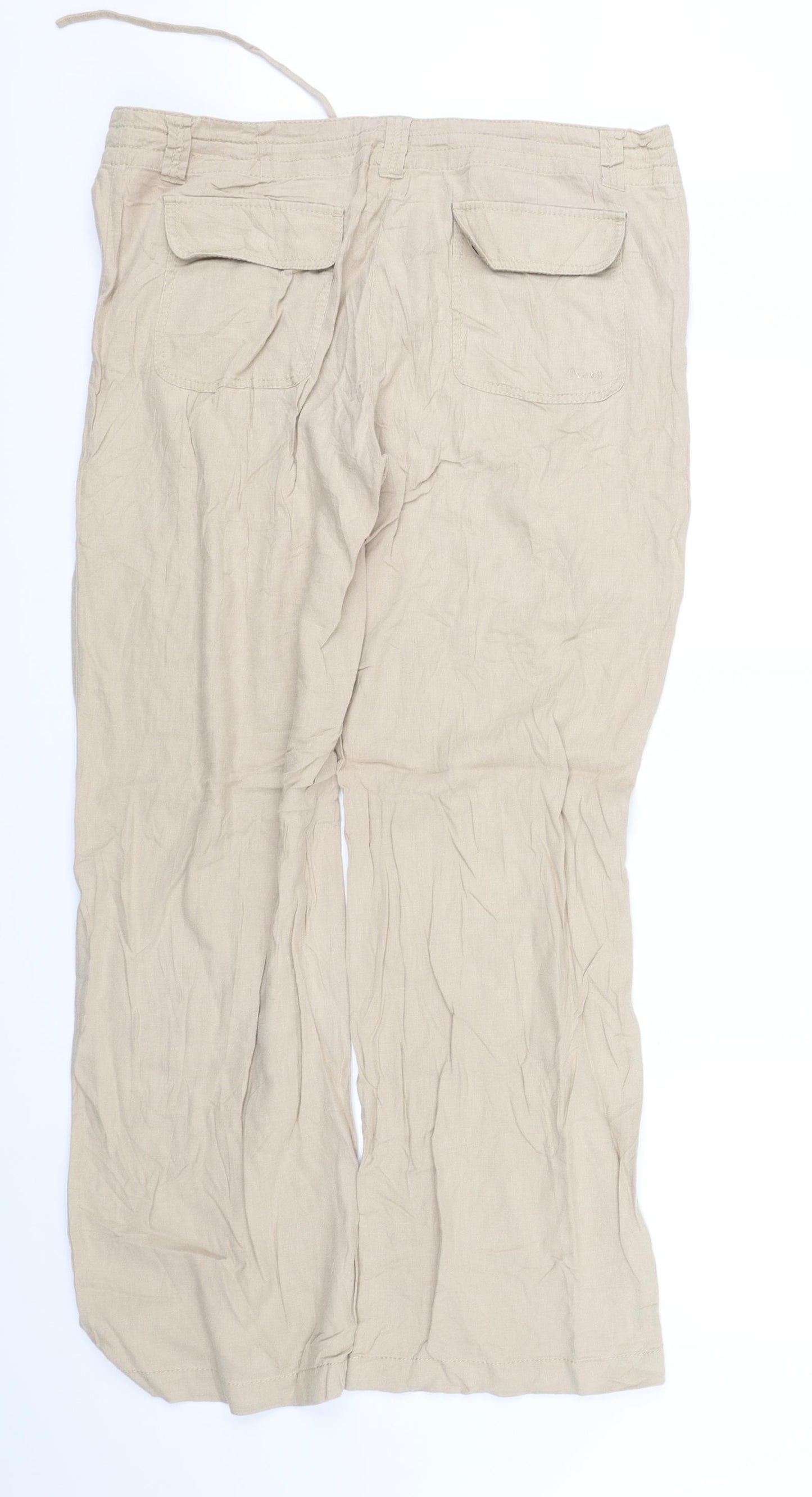 pre worn Womens Beige   Trousers  Size 14 L34 in
