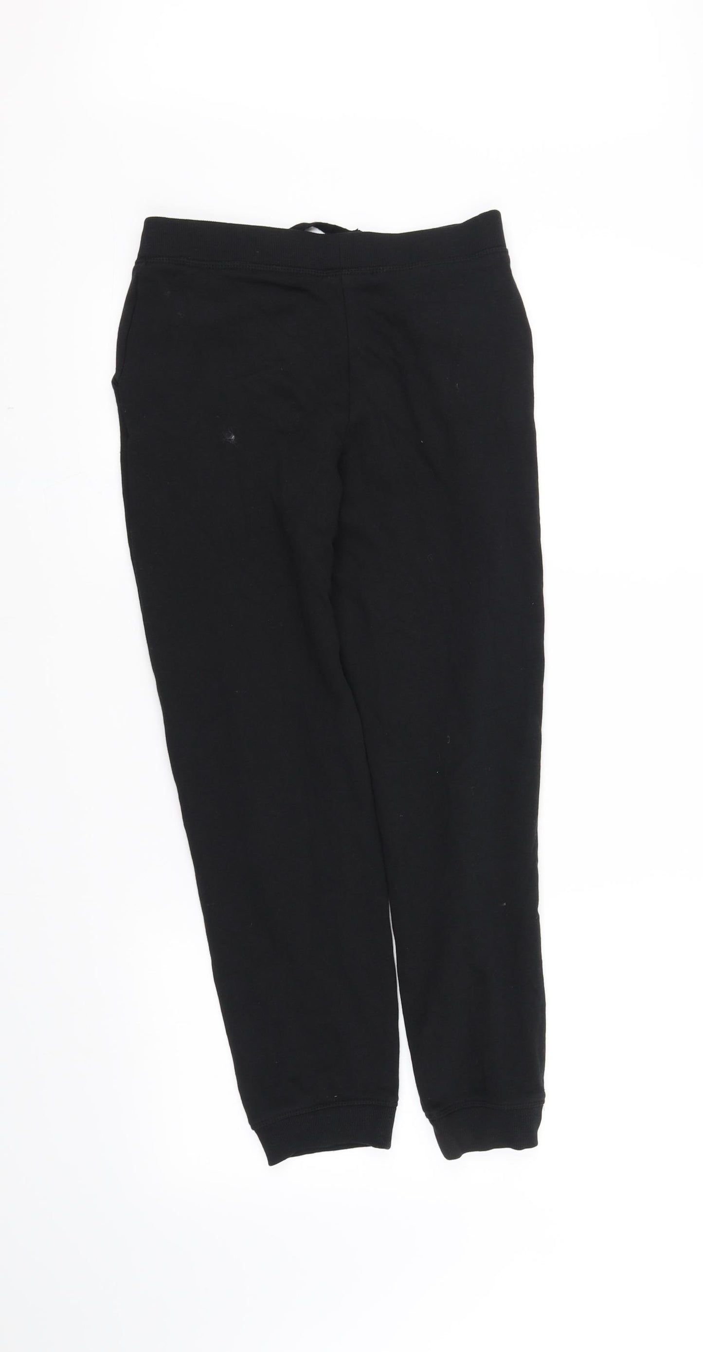 M&Co Girls Black   Jogger Trousers Size 10-11 Years