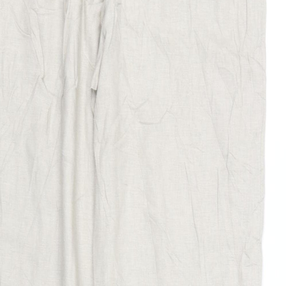 m&s Womens Beige   Trousers  Size 12 L35 in